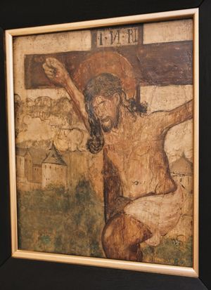 Restauriertes Bildnis von Jesus Christus