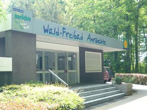 Eingangsbereich des Waldfreibad Anröchte