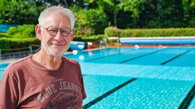 Christian Irländer vor dem Variobecken