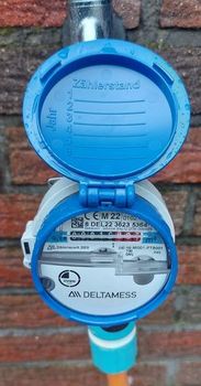 Foto eines Wasserzählers