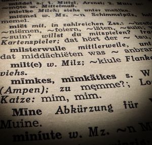 Nahaufnahme des Buches 